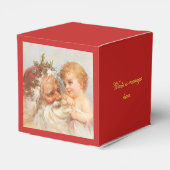 Sinterklaas Baby Kerst Party Baby shower Cube Bedankdoosjes (Achterkant)