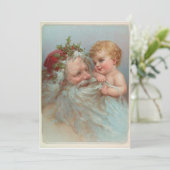  Sinterklaas Baby Kind Kerstvakantie Feestdagenkaart (Staand voorkant)