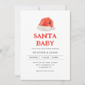 Sinterklaas Baby Oude Winter Baby Shower Uitnodigi Kaart (Voorkant)