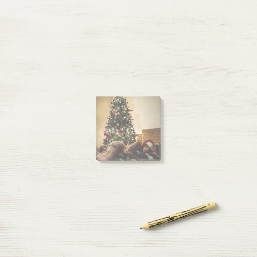 Sinterklaas baby post-it® notes (Op bureau)