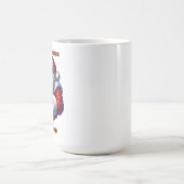 Sinterklaas bekijkt lijst met kinderwensen koffiemok (Center)