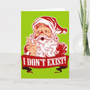 Sinterklaas bestaat niet feestdagen kaart