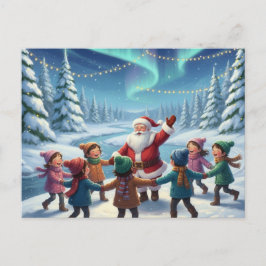 Sinterklaas bos vreugde briefkaart