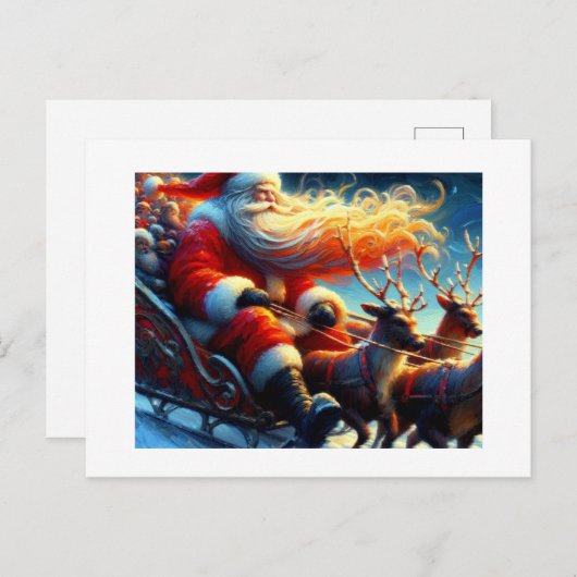 Sinterklaas, Briefkaart (Voorkant / Achterkant)