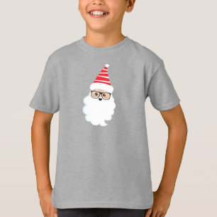 Sinterklaas, bril, hipster, kerstman t-shirt