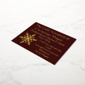 Sinterklaas Business Post Kaart Gold Foil (Gedraaid)