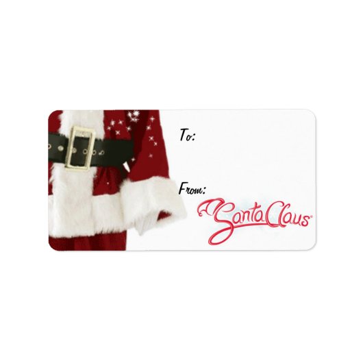 Sinterklaas Cadeau Labels met Handtekening (Voorkant)