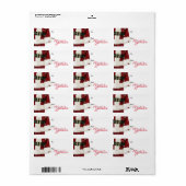 Sinterklaas Cadeau Labels met Handtekening (Full Sheet)