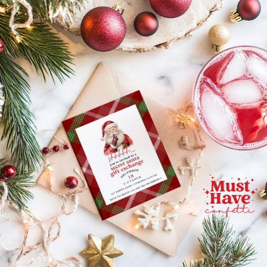 Sinterklaas cadeau uitwisseling Kerstfeest partij Feestdagenkaart