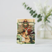 Sinterklaas Cadeaus leveren Visitekaartje (Staand voorkant)