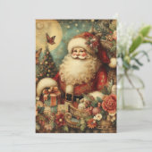  Sinterklaas Cadeaus Moon Vrolijk Kerstfeest Feestdagenkaart (Staand voorkant)