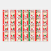 Sinterklaas Candy Cane 3 — Verpakking Inpakpapier Vel (Voorkant)
