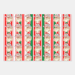 Sinterklaas Candy Cane 3 — Verpakking Inpakpapier Vel