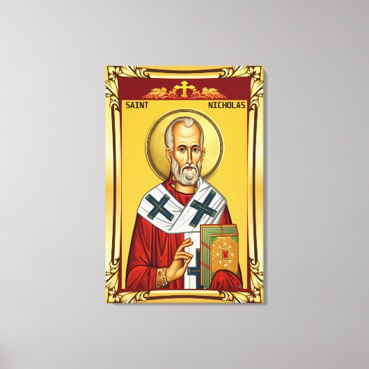 Sinterklaas Canvas Afdruk (Voorkant)