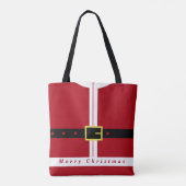 Sinterklaas Canvas tas Vrolijk Kerstfeest (Achterkant)