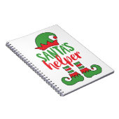 Sinterklaas Cartoon Elf Trekkast Elf Notitieboek (Rechterzijde)