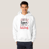 Sinterklaas Cool Geek Kerst Grappig cadeau idee Hoodie (Voorkant volledig)
