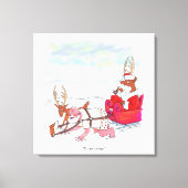 Sinterklaas Coup canvas print (Voorkant)