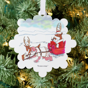 Sinterklaas Coup sneeuwvlok papier ornament Kaart