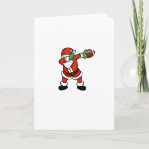 Sinterklaas dabbing Christmas Football touchdown Feestdagen Kaart