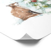 Sinterklaas Decorteert een boom met zijn bos voor Poster (Hoek)