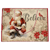  Sinterklaas Decoupage Ephemera Groot Cadeauzakje (Voorkant)