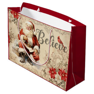 Sinterklaas Decoupage Ephemera Groot Cadeauzakje