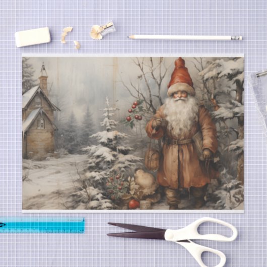 Sinterklaas Decoupage Tissuepapier (Craft)