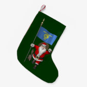 Sinterklaas die de staat Beaver bezoekt Kleine Kerstsok (Voorkant (Hangend))