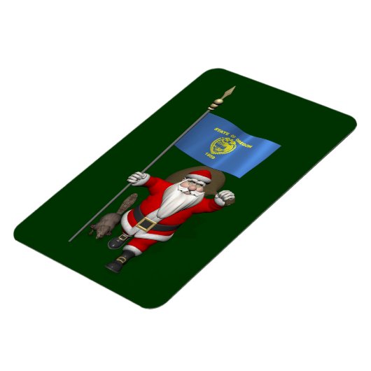 Sinterklaas die de staat Beaver bezoekt Magneet (Linkerzijde)