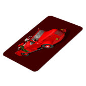 Sinterklaas die een brandwagen bestuurt magneet (Linkerzijde)