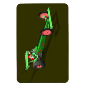 Sinterklaas die een dragster bestuurt magneet (Verticaal)