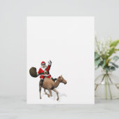 Sinterklaas die een kamel bestuurt (Staand voorkant)