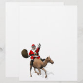 Sinterklaas die een kamel bestuurt (Voorkant / Achterkant)