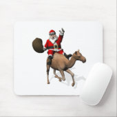 Sinterklaas die een kamel bestuurt muismat (Met muis)