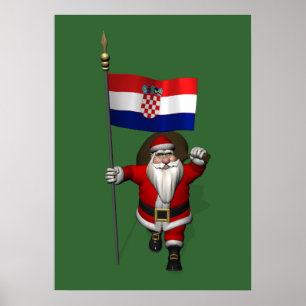 Sinterklaas die Kroatië bezoekt Poster
