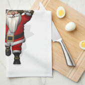 Sinterklaas die Kroatië bezoekt Theedoek (Quarter Fold)