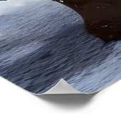 Sinterklaas die op een stoel zit | AI Art Poster (Hoek)