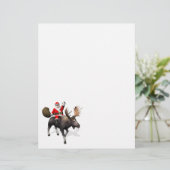 Sinterklaas die op mazen rijdt (Staand voorkant)