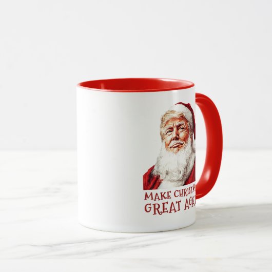 Sinterklaas Donald Trump maakt kerstmis weer gewel Mok (Voorkant rechts)