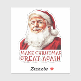 Sinterklaas Donald Trump maakt kerstmis weer gewel Sticker