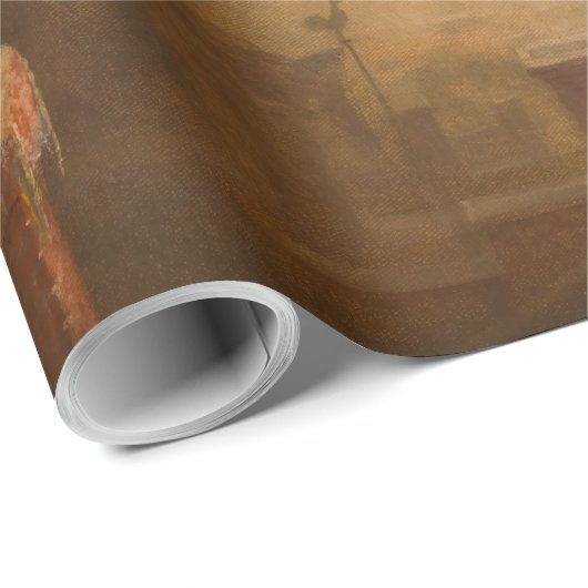 Sinterklaas door William Holbrook Beard Cadeaupapier (Rol Hoek)