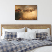Sinterklaas door William Holbrook Beard Canvas Afdruk (Insitu (Slaapkamer))