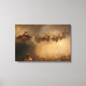 Sinterklaas door William Holbrook Beard Canvas Afdruk (Voorkant)