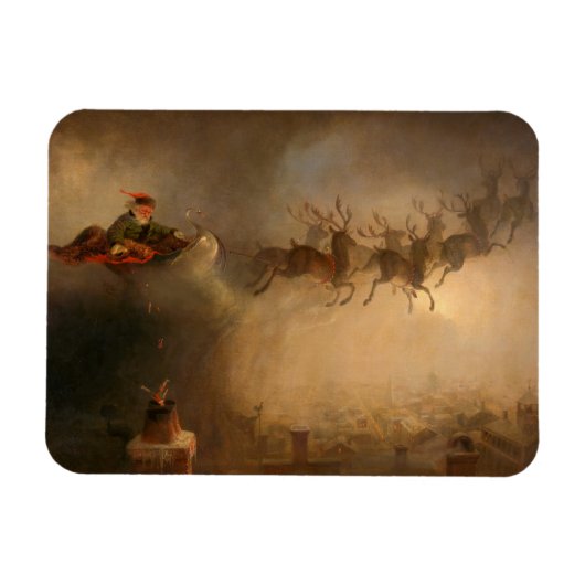 Sinterklaas door William Holbrook Beard Magneet (Horizontaal)
