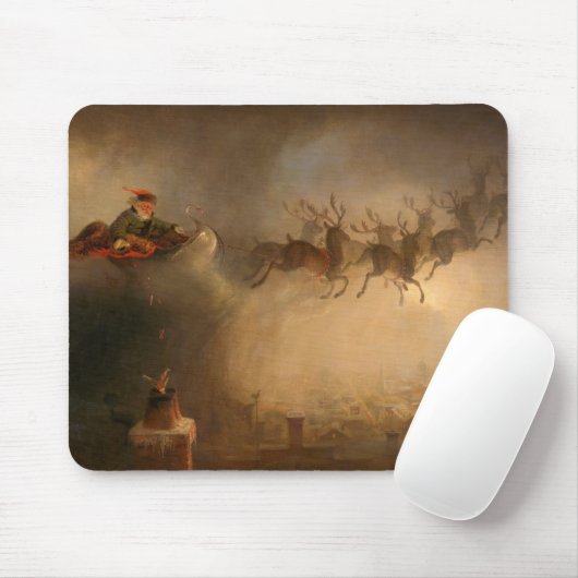 Sinterklaas door William Holbrook Beard Muismat (Met muis)