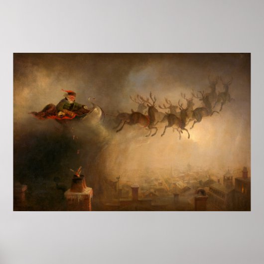 Sinterklaas door William Holbrook Beard Poster (Voorkant)