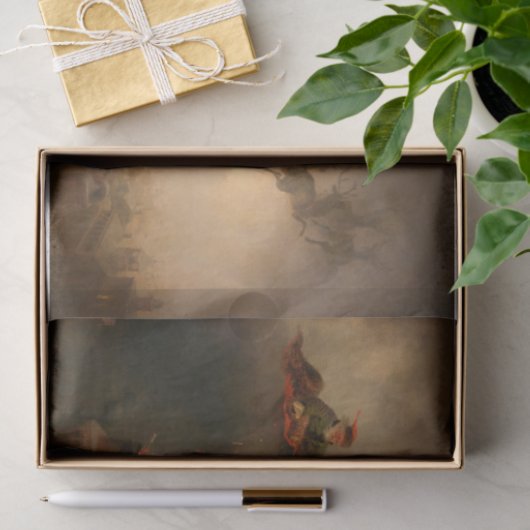 Sinterklaas door William Holbrook Beard Tissuepapier (Geschenk)