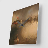 Sinterklaas door William Holbrook Beard Vierkante Klok (Hoek)