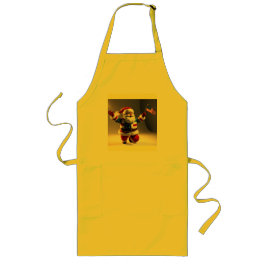 Sinterklaas draagt een Amerikaanse vlag stijl outf Lang Schort